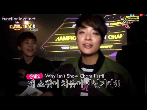 [ENG SUB] 131221 Amber - Show Champion Backstage