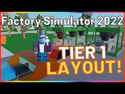 BEST TIER 1 LAYOUT FACTORY SIMULATOR 2022! (Roblox)