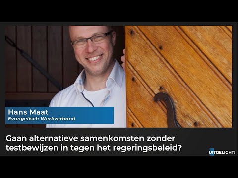 Uitgelicht! 28 september 2021 - Hans Maat over alternatieve samenkomsten zonder toegangsbewijzen
