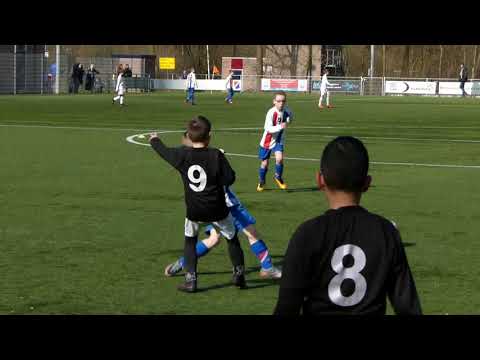 SV Wilhelminaschool JO9-1 - Sportclub Enschede J09-1 1e helft deel 2 23-03-18
