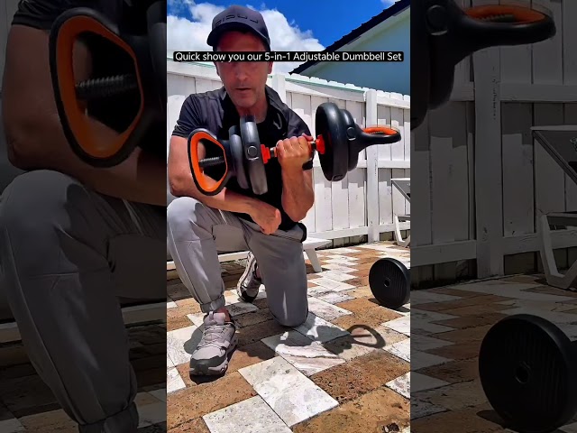 Kit de Pesos Conectados Fed V2 40kg - Halteres Barra e Kettlebell video