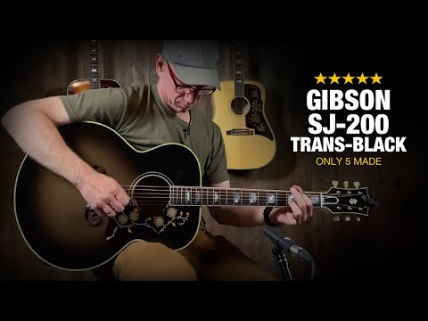 Gibson Custom Shop SJ-200 Quilt Trans-black image 12