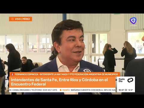 Encuentro federal con intendentes de Santa Fe, Entre Ríos y Córdoba