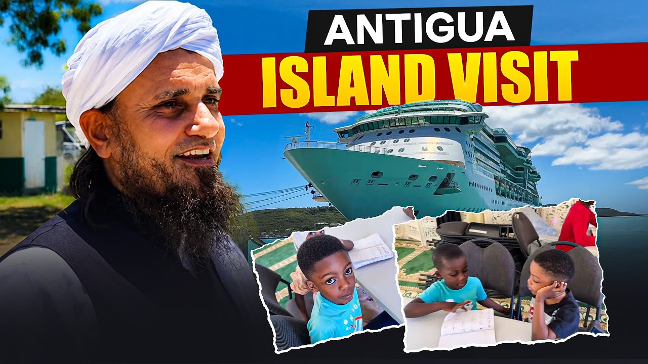 Antigua Island Visit | VLOG 2026 | Mufti Tariq Masood Speeches 🕋