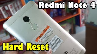 Redmi Note 4 Hard Reset.