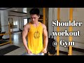 GYM WORKOUT #shoulder #workout #shorts