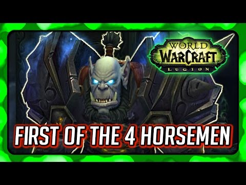 WOW Legion 🌟 Death Knight Campaign - Nazgrim Risen as the First of the Four Horsemen