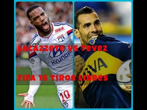 Lacazette vs Tevez - Tiros Libres - Fifa 16