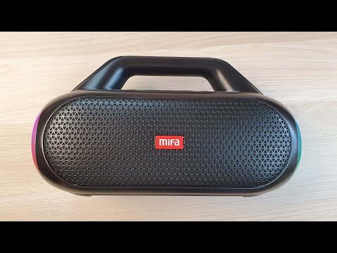 MIFA WILDBOX - МОЩНАЯ 60ВТ КОЛОНКА СО СВЕТОМУЗЫКОЙ И ЗАЩИТОЙ ОТ ВОДЫ!