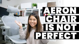 HERMAN MILLER AERON MINERAL SIZE A REVIEW UPDATE After Using It 4 MONTHS (Including Tinting Issue)