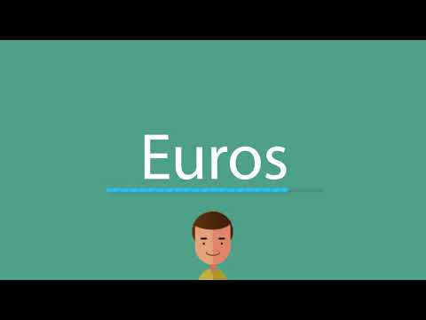 How to say Euros