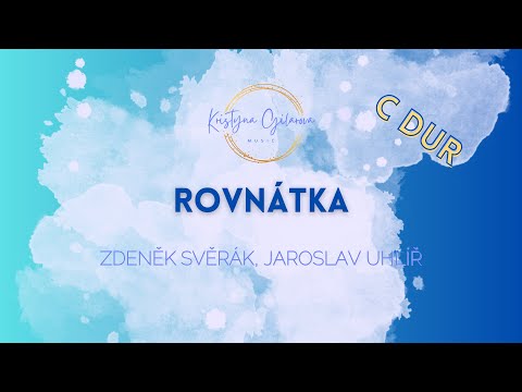 ROVNÁTKA (Zdeněk Svěrák, Jaroslav Uhlíř) - piano karaoke