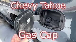 2020 Chevy Tahoe - How To Open Gas Cap Fuel Door