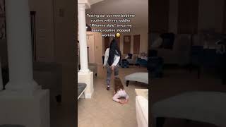 TESTING OUT OUR NEW BEDTIME ROUTINE WITH MY TODDLER "RIHANNA STYLE"