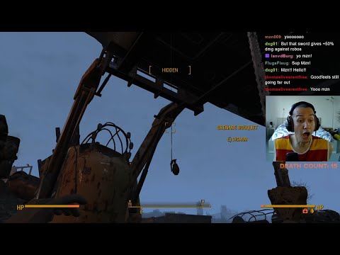 ANYTHING can kill you on Fallout 4 Survival Mode | Melee Permadeath Part 39