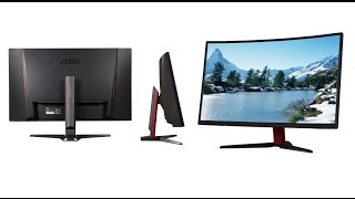 Video thumbnail for MSI Shows Optix G27C Curved 144 Hz Gaming 27" Full HD (1920x1080) resolution Monitor  Specification by MGS Tech Studio