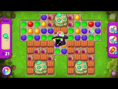 Gardenscapes Level 7268 (Super Hard Level)