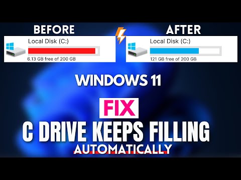 C Drive Keeps Filling Automatically Windows 11 - Fixed🔥