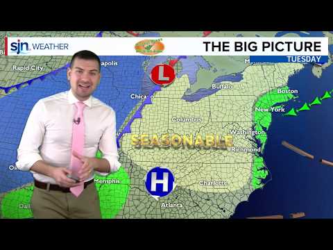 Tuesday Morning Forecast October 29th, 2019