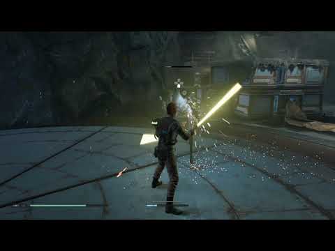 A force sensitive KX-series security droid