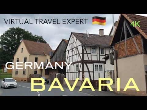 Driving tour in Bavaria, Germany, from Alzenau to Mömbris and Schöllkrippen