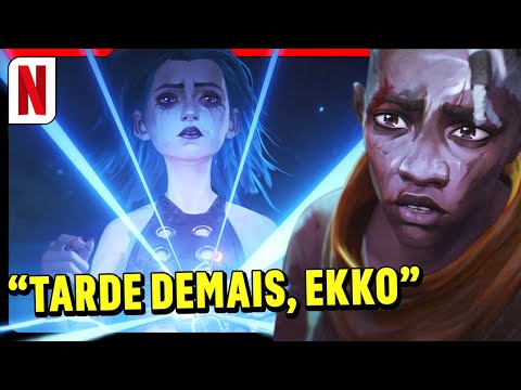 EKKO SALVA A JINX 🥺😭 | Arcane | Netflix Brasil