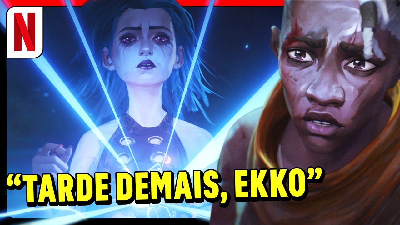 EKKO SALVA A JINX 🥺😭 | Arcane | Netflix Brasil