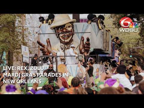 LIVE: New Orleans throws biggest free party in the world on Mardi Gras Day