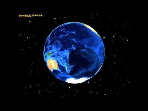 Solar Eclipse 14 11 2012 from Space avi