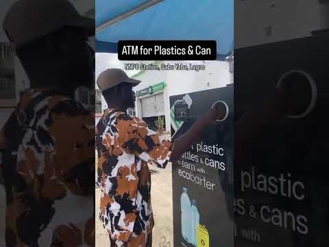 Reverse Vending Machine in use