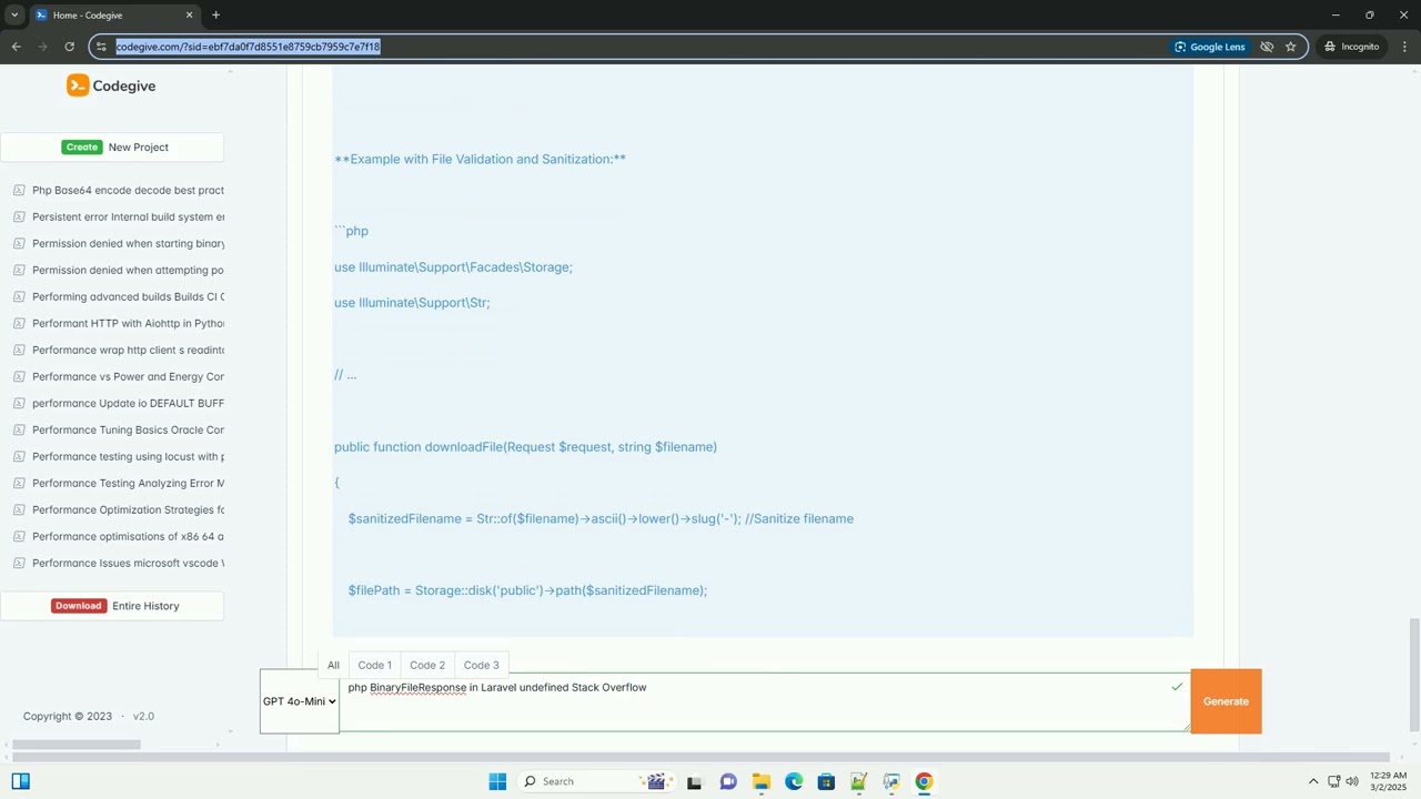 php BinaryFileResponse in Laravel undefined Stack Overflow