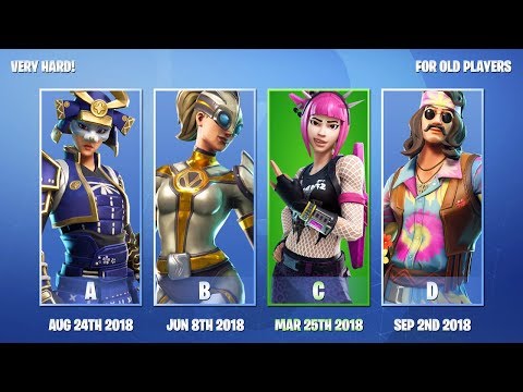 ADIVINA QUE SKIN SALIÓ ANTES EN LA TIENDA - MUY DIFÍCIL - FORTNITE CHALLENGE | tusadivi