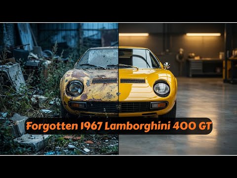 Thumbnail for ASMR Restoration of an Abandoned Yellow Lamborghini 400 GT | Complete Rebuild from Rust to Showroom by Lamborghini 400 GT