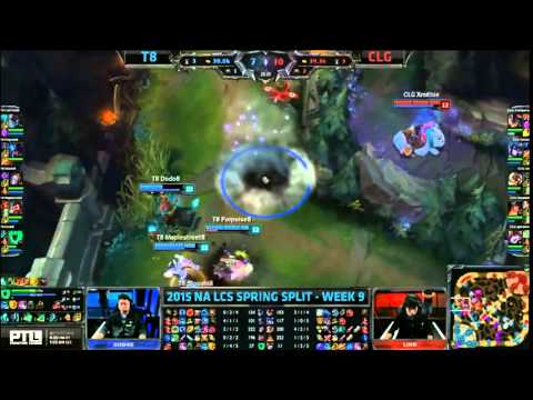 T8 Slooshi8 Orianna VS CLG Zionspartan Rumble Highlights   2015 NA LCS Spring W9D1