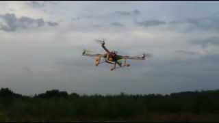 preview picture of video 'Thom Grasso selfmade quadcopter'