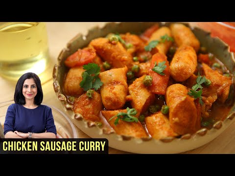 Chicken Sausage Curry Recipe | How To Make Chicken...