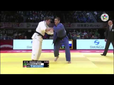 Judo Grand Slam Tokyo 2014 Bronze -81kg PENALBER Victor (BRA) vs. TCHRIKISHVILI Avtandili (GEO)