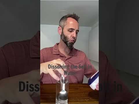 Dissolving the Salt in Water