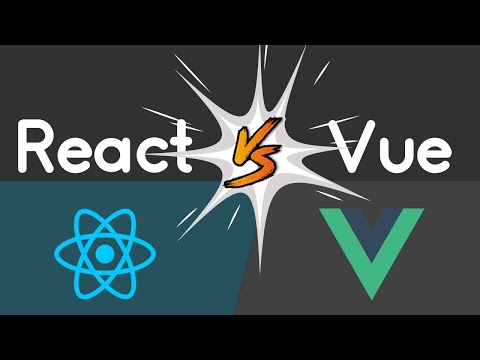 React vs Vue:  React Props And Children vs Vue.js Slots And Props! | React vs Vue 2021 Edition!