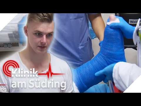 Fuß in Gips gebrochen! Wie kann das sein? | Klinik am Südring | SAT.1