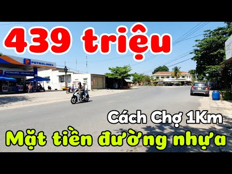Đất đường nhựa giá rẻ 439 triệu 8x27 gần trường học chợ Long Giang xã Long Thuận Tây Ninh
