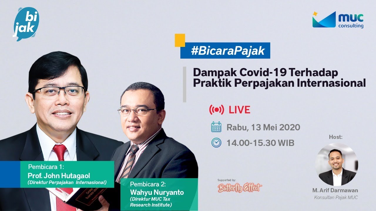 MUC Bijak #3: Impact of Covid-19 on International Taxation Practices