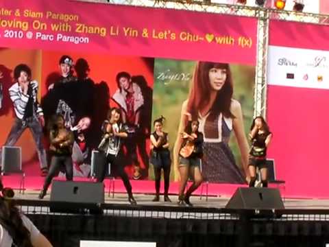 100320 (E)va cover f(x) @ 'Let's Moving On with Zhang Li Yin & Let's Chu with f(x)' Park Paragon