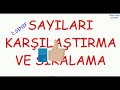 2. Sınıf  Matematik Dersi  Sayıları Karşılaştırma ve Sıralama 2.sınıf matematik sayıları karşılaştırma ve sıralama konusu sembol kullanılarak anlatılıyor. Videoların altındaki düğmesine ... konu anlatım videosunu izle