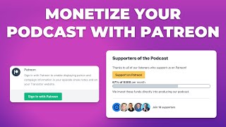 How to monetize your podcast with Patreon and Transistor