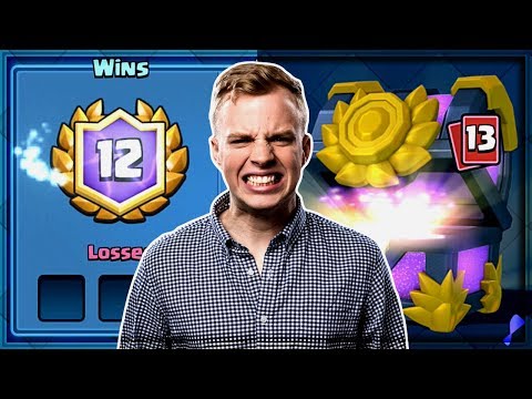 Clash Royale - 12-0 GRAND CHALLENGE! Easiest Deck