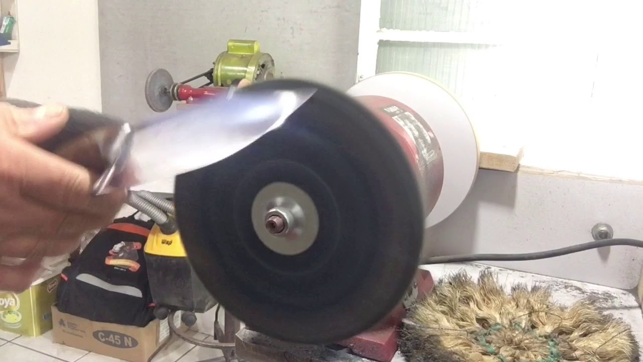 Testando Roda De Pano JEANS Para Polimento