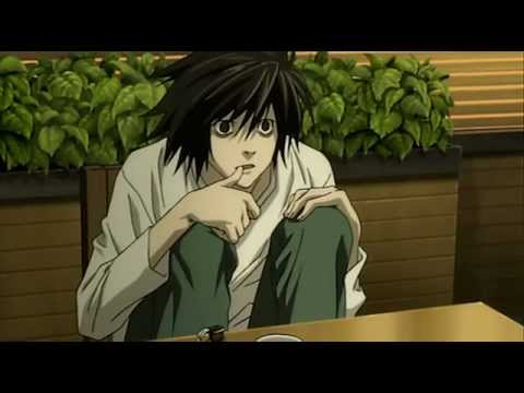 [Death Note] L explains why he can't sit right