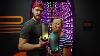 Video 2 of Product JBL Pulse 4 Wireless Party Speaker with LED Lighting