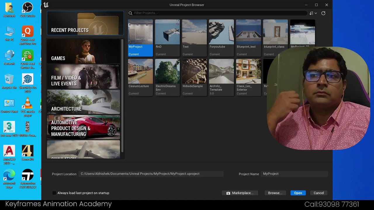 Keyframes Animation Academy Live Stream